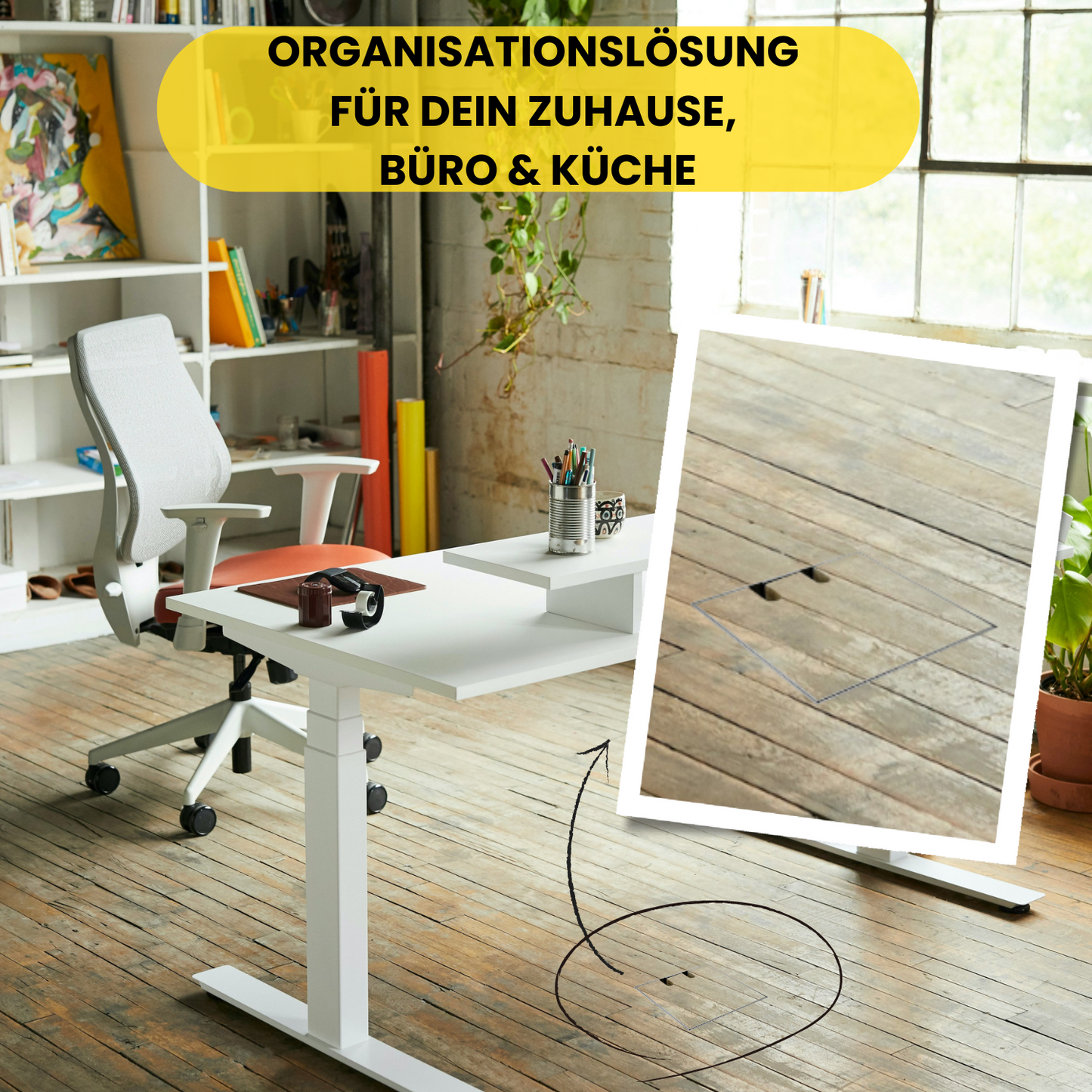 Bodentank dient als Organisationslösung für dein Zuhause, Büro und Küche.