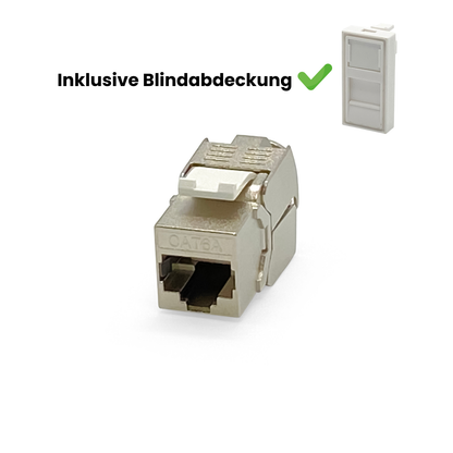 Keystone Jack Modul RJ45 Cat.6a Netzwerk Schirmung