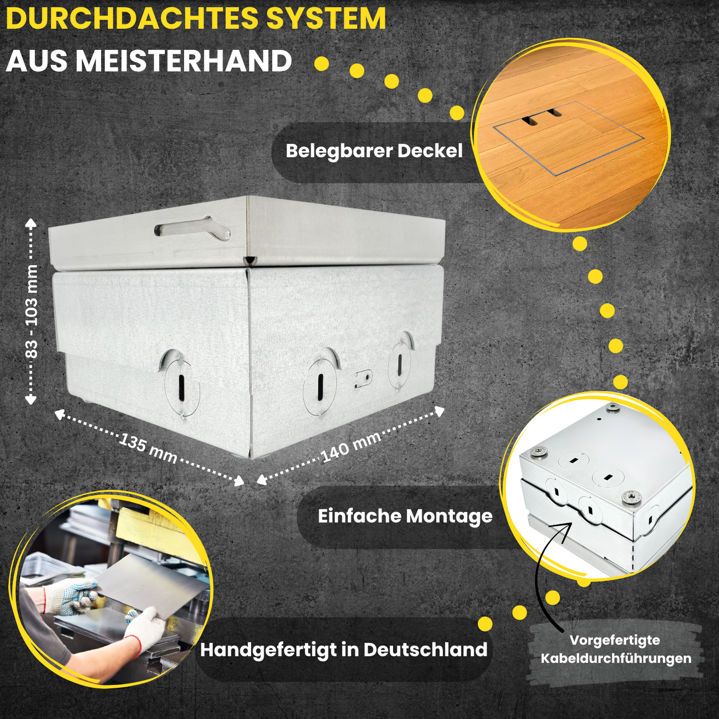 2-fach Bodentank