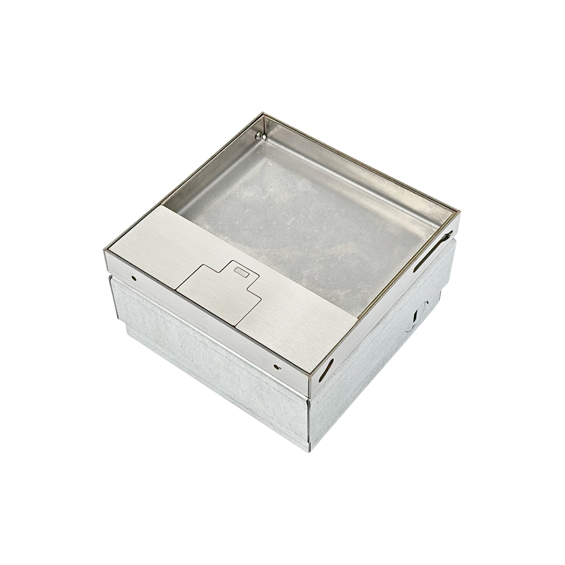 ES2002 Steckdosenbox Bodentank aus Edelstahl Spritzwassergeschützt