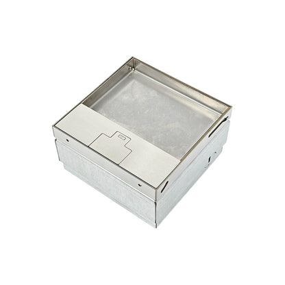 ES2002 Steckdosenbox Bodentank aus Edelstahl Spritzwassergeschützt