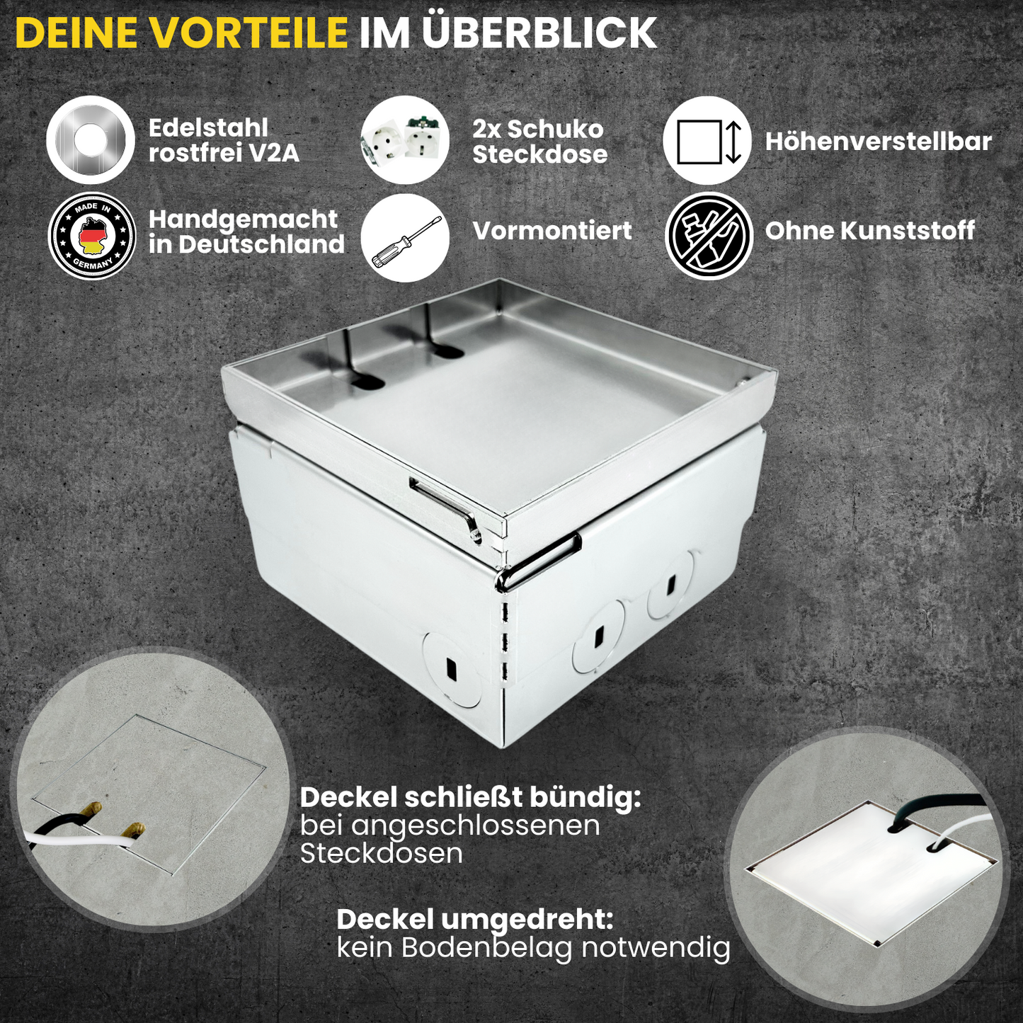 2-fach SteckdosenBox