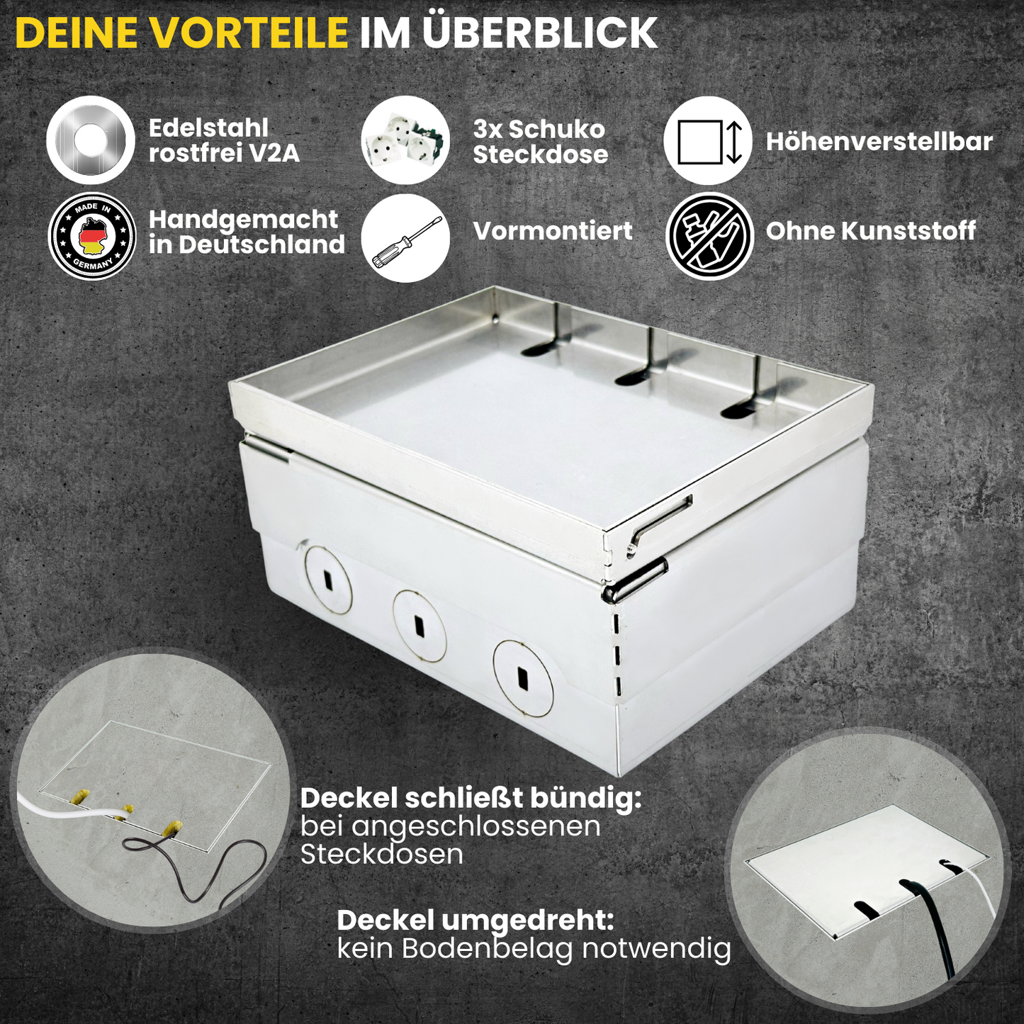 3-fach SteckdosenBox